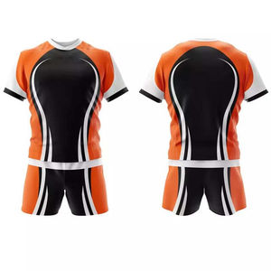 Ensemble d'uniformes de rugby d'été imprimés par sublimation, grandes tailles, pour la vente en gros, vêtements de sport sur mesure, uniforme de rugby professionnel pour - Product Image 3