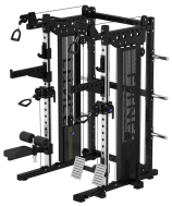 Machine de Smith d'entraîneur multifonctionnelle de nouvelle conception avec la basse barre de traction de Lat et la corde de Triceps