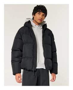 Veste matelassée en polyester doublée de fausse fourrure pour hommes personnalisée en gros OEM Veste d'hiver formelle de haute qualité pour les deux sexes - Product Image 4