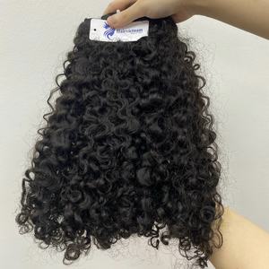 Tissage de cheveux humains vierges Remy chinois de haute qualité Fabricant du Vietnam Extensions à double trame Machine à vague de corps droite OEM - Product Image 3