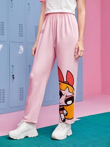 Pantalones sueltos elegantes de mujer OEM al por mayor de algodón transpirable de talle alto con diseño de pierna ancha pantalones de mujer de la mejor calidad - Product Image 4