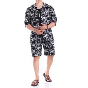 High Quality Customized 2024 <b>Men's</b> <b>Shorts</b> <b>Set</b> Summer Thin Quick Drying <b>Short</b> Sleeve <b>Top</b> <b>and</b> Sport <b>Shorts</b> <b>Men's</b> Sportswear <b>Set's</b> - Product Image 1