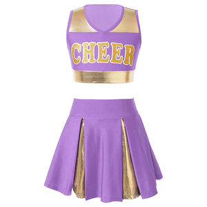 Vêtements de sport de haute qualité, impression de logo personnalisée, uniforme de cheerleading léger et confortable pour femmes - Product Image 4