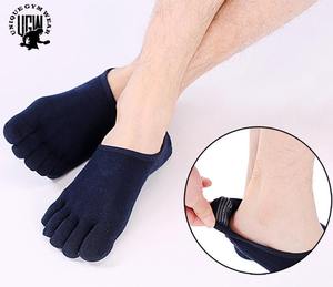 Customized Logo Available Crew <b>Socks</b>-Quick Dry Breathable Anti-Slip <b>Polyester</b>/Spandex/Nylon/Cotton for Men's Gym & Workout - Product Image 4