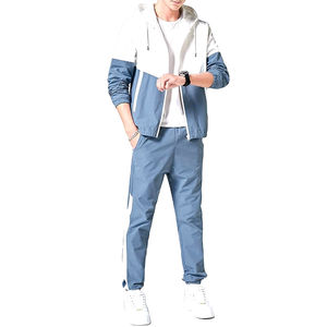 Survêtement coupe-vent pour homme, très vendu, 100% polyester, léger, respirant, coupe-vent, survêtement d'automne pour homme - Product Image 3