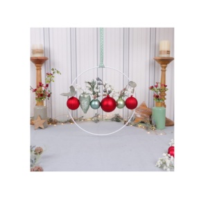 Adorno navideño de metal personalizado con diseño para interiores y exteriores, adorno navideño con forma de árbol en blanco, marco de adorno de aluminio de doble cara - Product Image 2