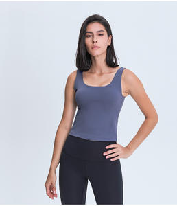 Camiseta sin mangas deportiva para mujer, Top transpirable de secado rápido para gimnasio y correr - Product Image 3