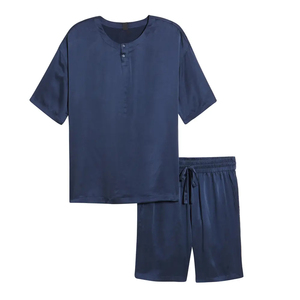 High Street été décontracté polos ensembles 100% coton pull hommes LOGO personnalisé respirant séchage rapide t-shirt et ensemble court - Product Image 6