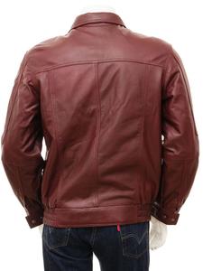 Blouson d'hiver personnalisé OEM pour homme, en toile de canard et cuir PU solide, avec fermeture éclair frontale et fermoir de pompier, style charpentier, en cuir de vachette - Product Image 2