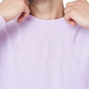 Sweatshirt unisexe taille plus blanc 100% polyester pour adultes pour l'hiver par sublimation thermopresse - Product Image 2
