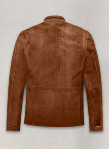 Manteau de motard OEM pour hommes Veste en cuir véritable personnalisée avec col montant et logo avant Marque privée Fournisseur de vêtements d'extérieur - Product Image 2