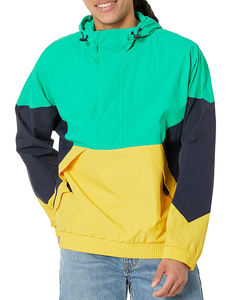 Veste Taslan de nouvelle conception 2023, cuir ODM de haute qualité avec coton, veste bomber sport slim à capuche, teinte en gros - Product Image 5