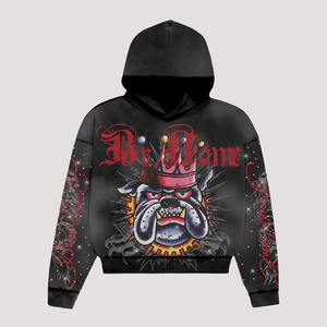 New Premium Quality Wholesale 100%Cotton Fleece <b>Pullover</b> <b>Men</b> Hoodie Custom Street and Casual Wear Hoodie <b>for</b> <b>Men</b> - Product Image 4