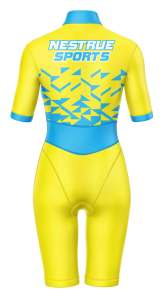 Traje de Ciclismo de Triatlón de secado rápido hecho a medida, tela importada transpirable de una pieza para hombres y mujeres de talla grande disponible - Product Image 3