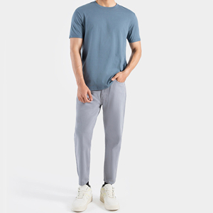 Nouveauté - T-shirts pour hommes en coton 100% de haute qualité, doux, confortables, de couleur unie, respirants, à séchage rapide, à manches courtes, personnalisables, en solde - Product Image 1