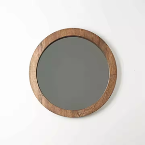 <b>Vintage</b> Round Wall <b>Mirror</b> Custom Modern Design Handcrafted Wooden Frame High Quality Hot Selling by Azora Industries - Product Image 5