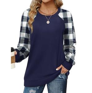 T-shirt d'hiver unisexe à boutons, en coton molletonné respirant, avec logo personnalisé imprimé à l'écran, style à carreaux, manches longues - Product Image 1