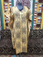 Caftan en coton pour femmes vêtements d'été imprimé animal longue tunique élégante robe indienne pour salon de plage tenue décontractée et de fête