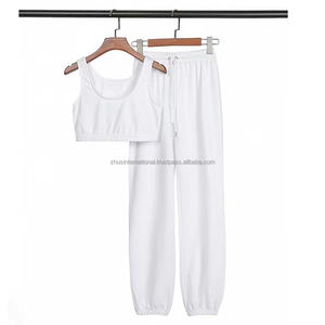 Survêtement d'hiver unisexe de style populaire sur mesure, en coton et polyester, ensembles de jogging vierges, ensembles de sport, service OEM - Product Image 4