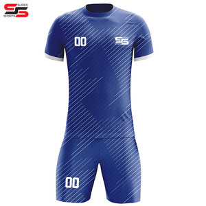 Ensemble de maillot et short de football de haute qualité, design personnalisé, logo, respirant, léger, vêtements de sport d'été, couleurs et tailles personnalisées - Product Image 3