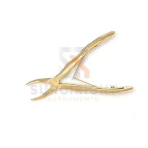 Lot de 7 pinces d'extraction dentaire plaquées or pour les dents de bébé outil d'extraction de pédodontie ensemble d'instruments chirurgicaux dentaires - Product Image 2