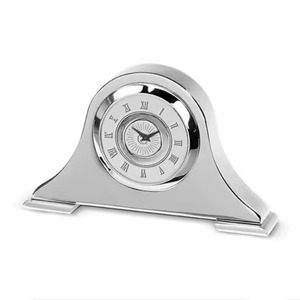 Reloj de mesa moderno de acero inoxidable con pilas y vibraciones Retro Para mesa o escritorio - Product Image 1