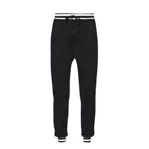 Personalizado de alta calidad de doble cintura Jogger pantalones de chándal para hombres y mujeres de algodón holgado acampanado en blanco Fitness Jogger cortavientos pantalones de chándal - Product Image 2