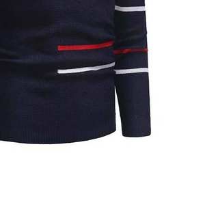 Pull-over en tricot à manches longues de haute qualité, vente d'usine, impression et broderie personnalisées, col rond, vêtements pour hommes, tricots, pulls d'hiver - Product Image 5