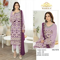 Venta caliente de lujo paquistaní Salwar Kameez con detalles bordados para la exportación de venta a precio económico de la India
