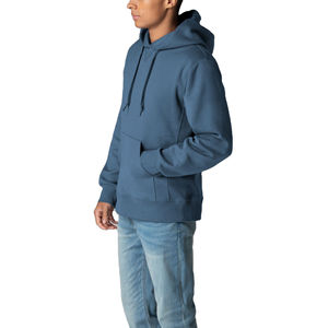 Personnalisable 100% coton hommes lourd pull à capuche hiver polaire à capuche thermique sweat solide motif conception OEM - Product Image 3