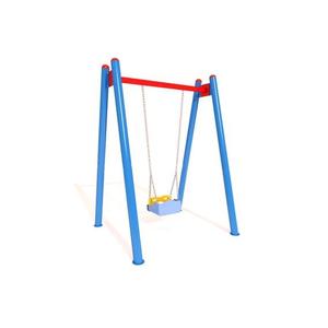 Balançoire classique simple avec main courante en bois pour usage intérieur et extérieur dans les jardins d'enfants et les parcs de trampolines - Product Image 2