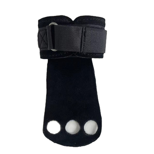 Promotion professionnel de haute qualité Logo personnalisé en cuir musculation poignées respirantes couleurs personnalisées pour l'entraînement de gymnastique - Product Image 3