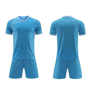 Fournisseur d'usine d'uniformes de futsal personnalisés OEM ODM par sublimation, faible MOQ, respirant, séchage rapide, polyester/coton, livraison mondiale - Product Image 2