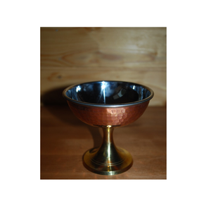 Aperitivo de helado Postre utensilios de cocina Abd party Ware use Taza de acero inoxidable y base de latón con producto de venta - Product Image 1