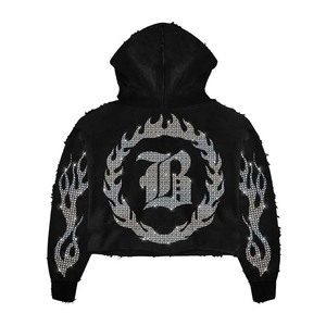 Sweat à capuche zippé de qualité supérieure, meilleur matériau, concevez votre propre style, vente à chaud, bases des tendances pour l'hiver à bas prix - Product Image 3