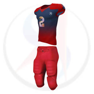 Fútbol americano cosido de alta calidad para uso profesional Juego de uniformes de fútbol por sublimación de tendencias para clubes y ligas - Product Image 1