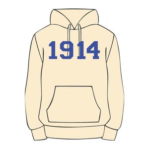 Année de fondation 1914 Phi Beta Sigma pull neutre à capuche coton grec fraternité vêtements personnalisé brodé Divine Nine HBCU - Product Image 2