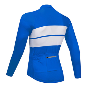 Personalizado de los hombres Downhill Mountain Bike Ciclismo Jersey MTB Adultos Poliéster Transpirable Manga larga Jersey con babero Pantalones cortos y medias - Product Image 2