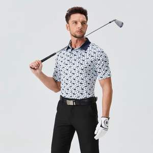 .เสื้อโปโลกอล์ฟแขนสั้นผู้ชายผ้าระบายอากาศมีปกเหมาะสำหรับกีฬากลางแจ้งสบายๆและชีวิตประจำวันกอล์ฟ - Product Image 4