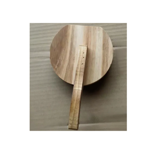 Prensador de tortillas giratorio de madera de acacia, mango largo, suministro natural, horneado de madera, mejor precio, prensador de masa de madera - Product Image 4