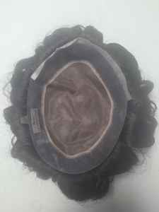 Autrichien Taz Hair Bangladesh Perruque de toupet de cheveux humains mono de qualité supérieure avec corps naturel et styles de vagues profondes Prothesis - Product Image 6