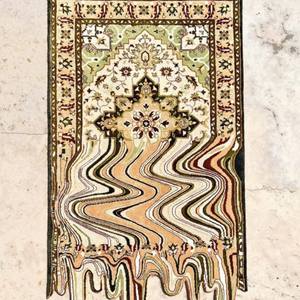 Alfombras de Lana Fina 100% Hechas a Mano de Melting Persia, Alfombras Tufted de Moda para Decoración de Habitaciones Infantiles, Alfombras Personalizables para el Hogar - Product Image 1