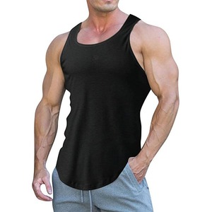 เสื้อกล้ามผู้ชายสำหรับฤดูร้อน2023เสื้อแขนกุดระบายอากาศได้ดีเสื้อออกกำลังกายแบบถักลายกราฟิกนินเทรนด์ - Product Image 1