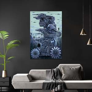 Digital Printed War Machine <b>Poster</b> on Vinyl Flag Banners Material - Product Image 3