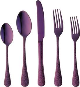 Ensemble de couverts en acier inoxydable de conception classique Matériau inoxydable miroir durable pour les repas quotidiens Occasions spéciales - Product Image 4