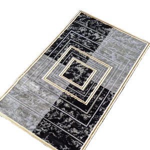 Alfombras Turcas Modernas de Cachemira Jacquard Tejidas a Máquina, de Alta Calidad, Resistentes al Agua y a las Manchas, de Pelo Medio, Abstractas - Product Image 1