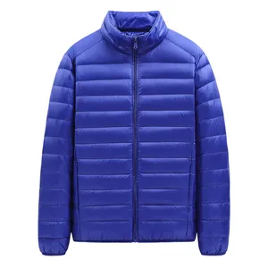Chaqueta de Invierno Acolchada Personalizada al por Mayor para Hombre, Tela de Lona, Cuello Alto, Logotipo Frontal, Ecológica y de Secado Rápido - Product Image 4