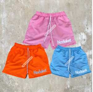 Custom Nylon <b>Shorts</b> <b>Pink</b> Blue Orange Nylon <b>Shorts</b> Windbreaker Custom <b>Shorts</b> Design and Screen Printed Logo Best Street Apparels - Product Image 1