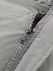 <b>Men's</b> <b>Sherpa</b> <b>Fleece</b> Puffer Jacket in Teddy Bear Fabric Customizable Stand Collar Winter Blanket Warm Coat - Product Image 3