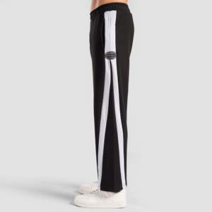 Impact Core <b>Black</b> Trousers XL Size Lightweight Jogger Sweatpants Side Stripe Zipper Pleat Colored Pattern for <b>Work</b> Wear - Product Image 5